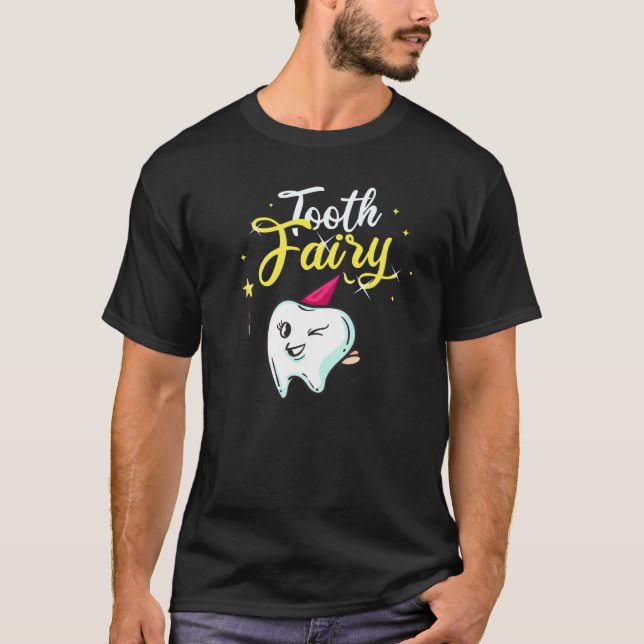 T-shirt Lettre dentielle de dents de lait de dentition (Devant)