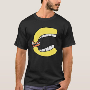 T-shirt Lettre émotionnelle C Alphabet Lore