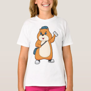 T-shirt Lettre hamster Postman