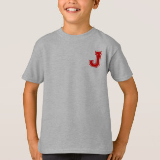 T-shirt Lettre J - Nom initial Alphabet Monogramme