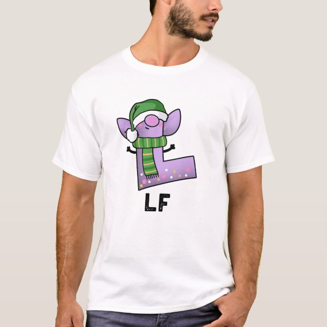 T-shirt Lettre Lf Funny L Pun (Devant)