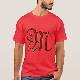 T-shirt Lettre M