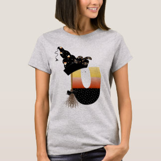 T-shirt LETTRE MONÂTRE Halloween U