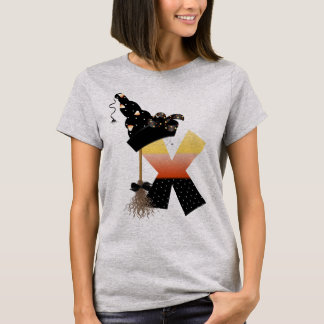 T-shirt LETTRE MONÂTRE Halloween X