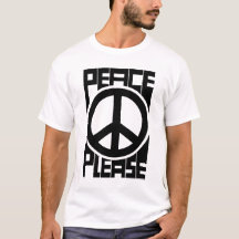 Lettre noire Peace Please