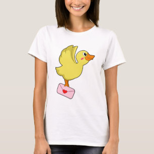 T-SHIRT LETTRE PORTEFEUILLE DE CANARD