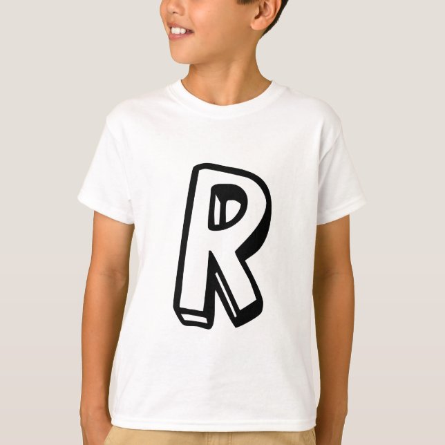 T-shirt Lettre R (Devant)