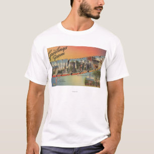T-shirt Lettre ScenesDelaware de DelawareLarge