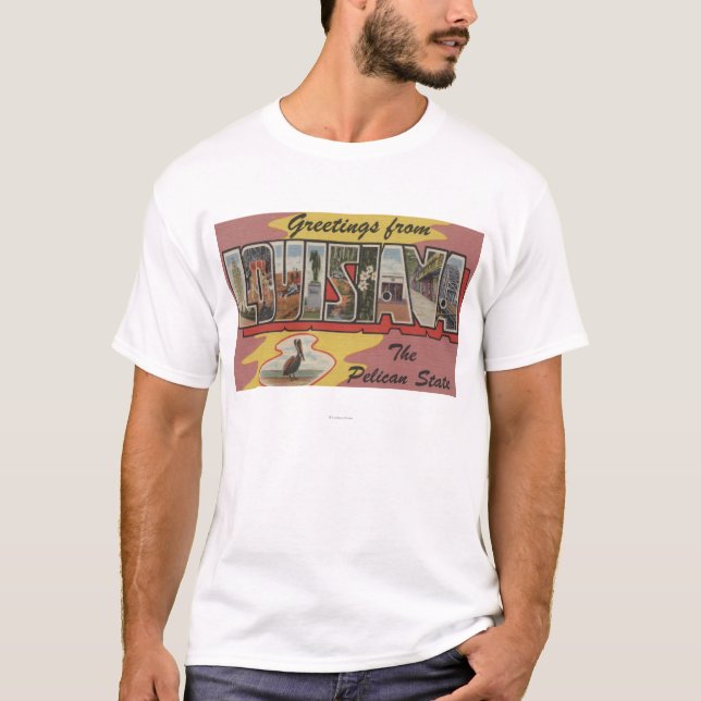 T-shirt Lettre ScenesLouisiana 2 de LouisianaLarge (Devant)