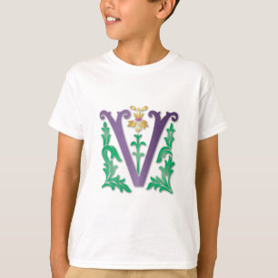 T-shirt Lettre V Monogramme