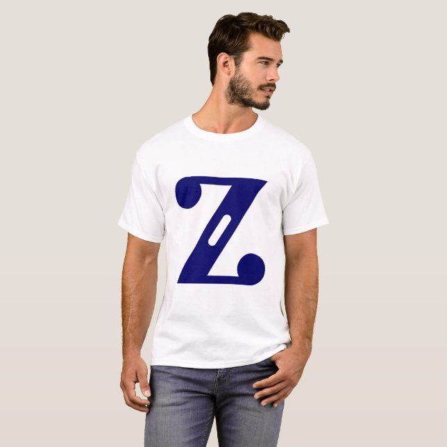 T-shirt Lettre Z  (Devant entier)