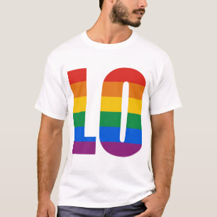 T-SHIRT LETTRES D'AMOUR COUPLES - LO