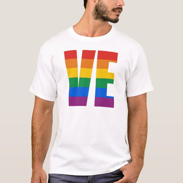 T-SHIRT LETTRES D'AMOUR DE COUPLES - VE (Devant)