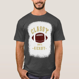 T-shirt Lettres de couleur or pour ventilateur classique j
