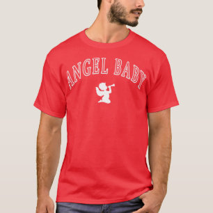 T-shirt Lettres de la corne de l'ange bébé chéri