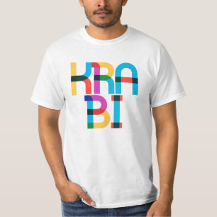 T-shirt Lettres Krabi Thailand Pop Art