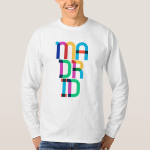 T-shirt LETTRES Pop Art Madrid Espagne
