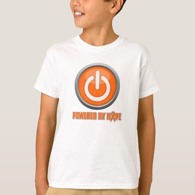 T-shirt Leucémie actionnée par espoir (Devant)