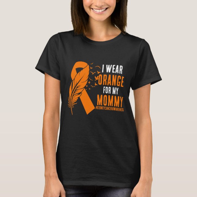 T-shirt Leucémie du rein Sensibilisation au cancer (Devant)