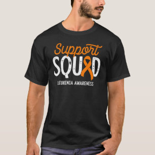 T-shirt Leucémie Guerrier Soutien Escadron Survivant Sensi
