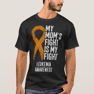 T-shirt Leucémie Le combat de ma mère est ma lutte contre 