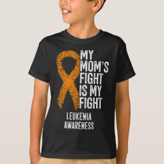 T-shirt Leucémie Le combat de ma mère est ma lutte contre 