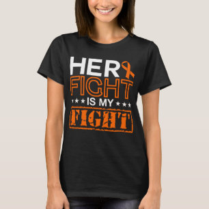 T-shirt Leucémie Sensibilisation Son combat est mon souti
