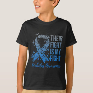 T-shirt Leur Combat Est Mon Guerrier De Combat Soutien Dia
