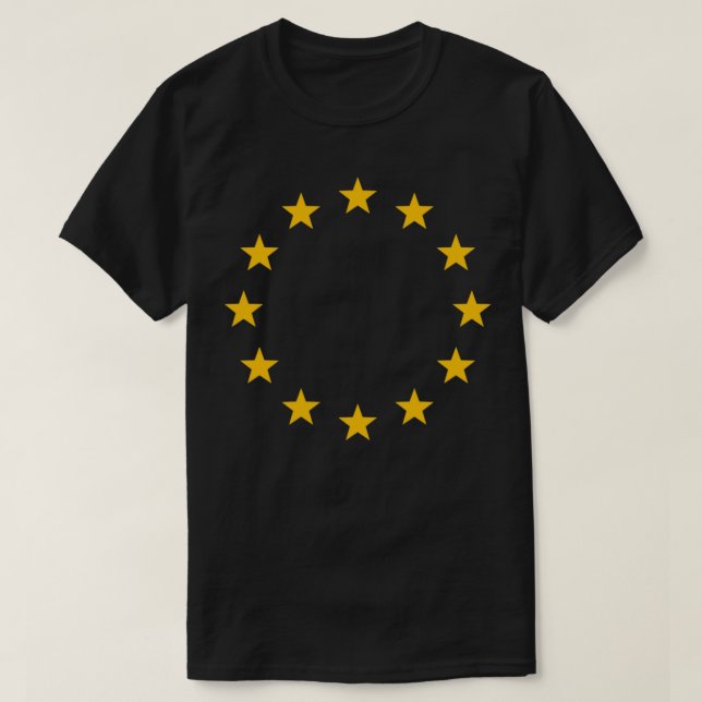 T-shirt L'Europe affiche le logo de l'Union européenne (Design devant)