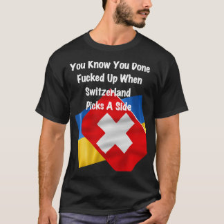 T-shirt L'Europe soutient l'Ukraine Anti Russe Je soutiens