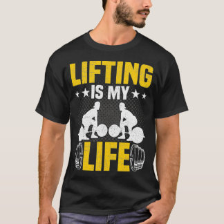 T-shirt Levage est ma vie Bodybuilding