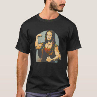 T-shirt Levage Mona Lisa - Fitness Bodybuilding