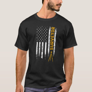 T-shirt Levé de terres Drapeau USA Géomètre  1