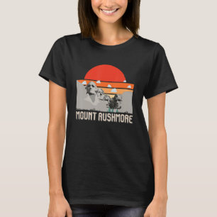 T-shirt Levée De Soleil Du Mont Rushmore Dans Le Dakota Du