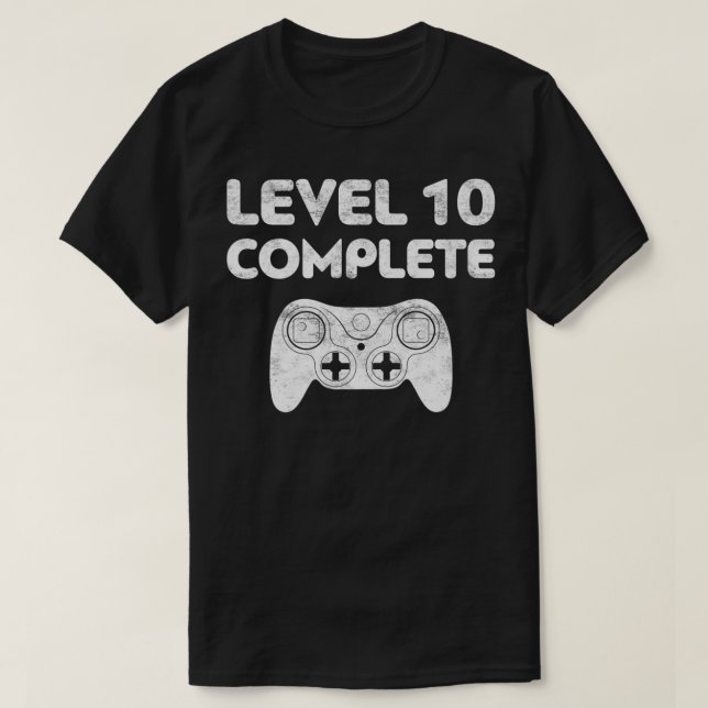 T-shirt Level 10 Complete  10th Wedding Anniversary Gift P (Design devant)