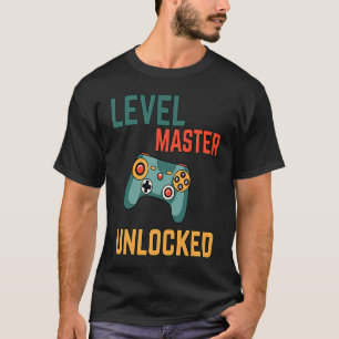 T-shirt Level Master a déverrouillé un jeu pour les joueur