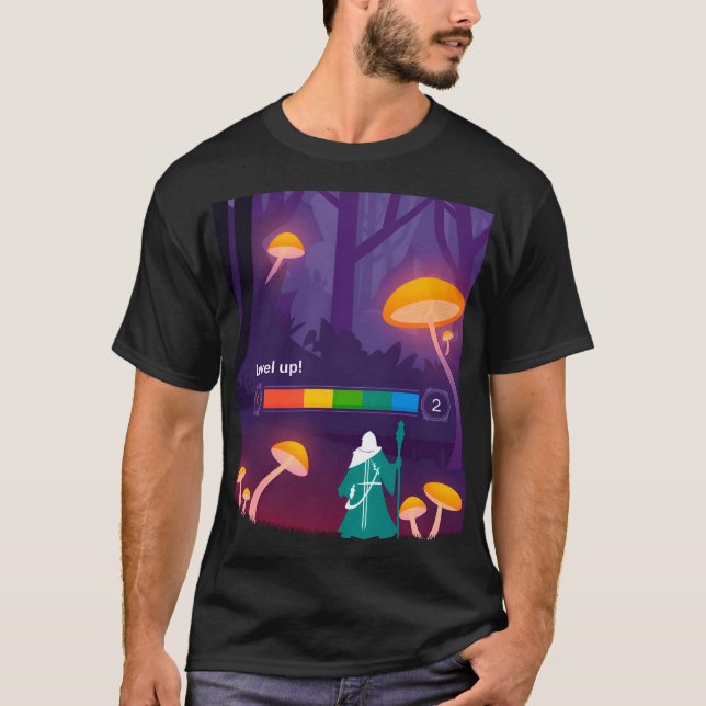 T-shirt Level Up! (C) (Devant)