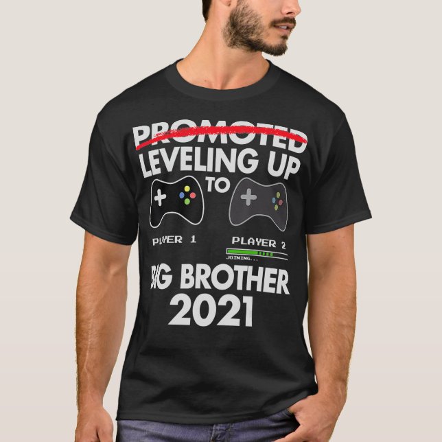 T-shirt Leveling jusqu'à Big Brother 2021 jeu vidéo Playe (Devant)