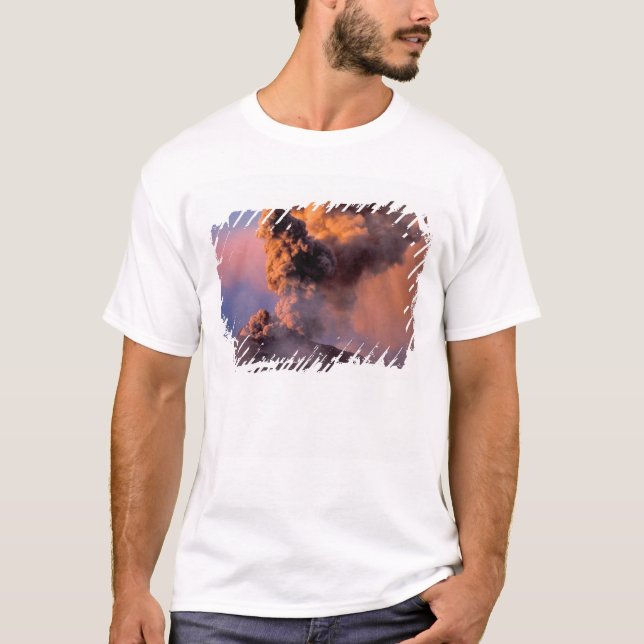 T-shirt L'évènement du sommet de l'Etna, l'UE, l'Italie, l (Devant)