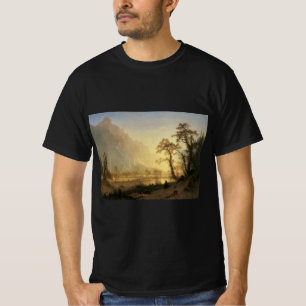 T-shirt Lever de soleil, vallée de Yosemite par Albert Bie