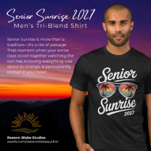 Lever du soleil des aînés 2027 Chemise Tri-Blend p