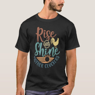 T-shirt Lever et briller Mère Cluckers ferme Monde de poul