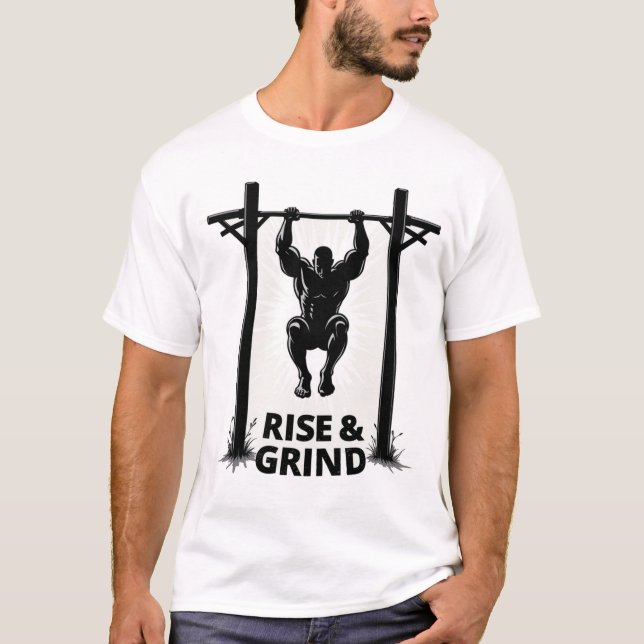 T-shirt Lever l'Énergie | Calisthénie Puissante de Tractio (Devant)