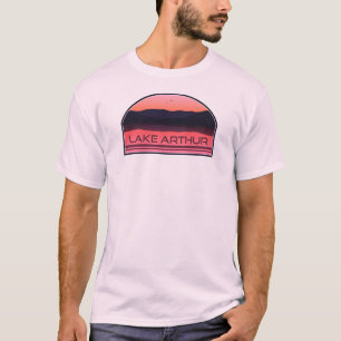 T-shirt Lever rouge du lac Arthur Pennsylvanie