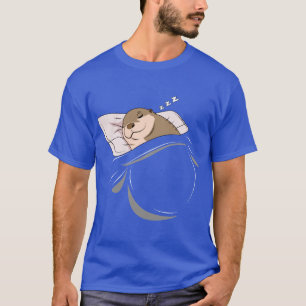 T-shirt Levette couchant animal Nap Napping Swood
