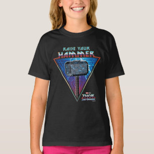 T-shirt Levez Votre Marteau - Graphique Mjölnir