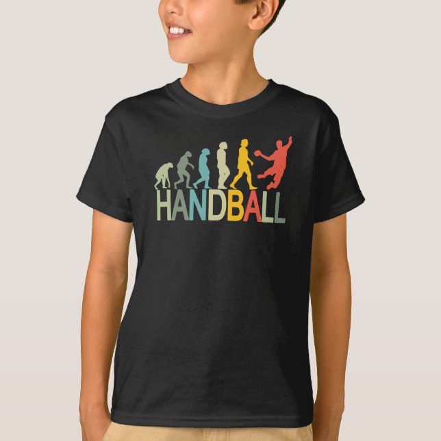 T-shirt L'évolution agaçante de la conception du handball (Devant)
