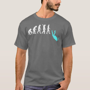 T-shirt L'évolution de la plongée sous-marine