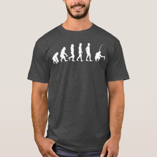 T-shirt L'évolution de l'homme et de la pêche