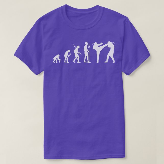 T-shirt L'évolution de Muai Thai (Design devant)